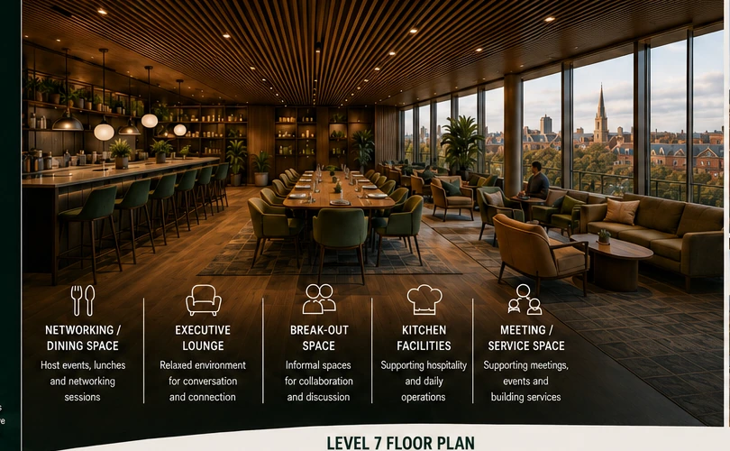 Level 7 executive hospitality CGI