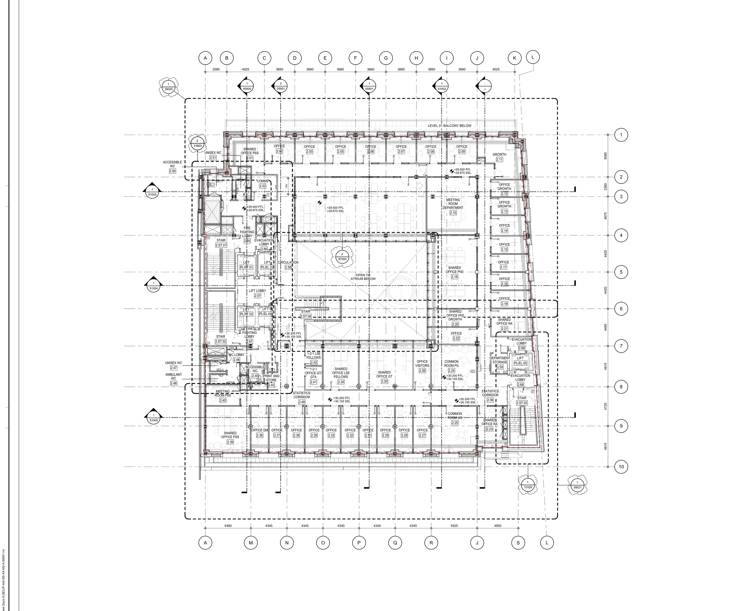 Level 2 general-arrangement floor plan