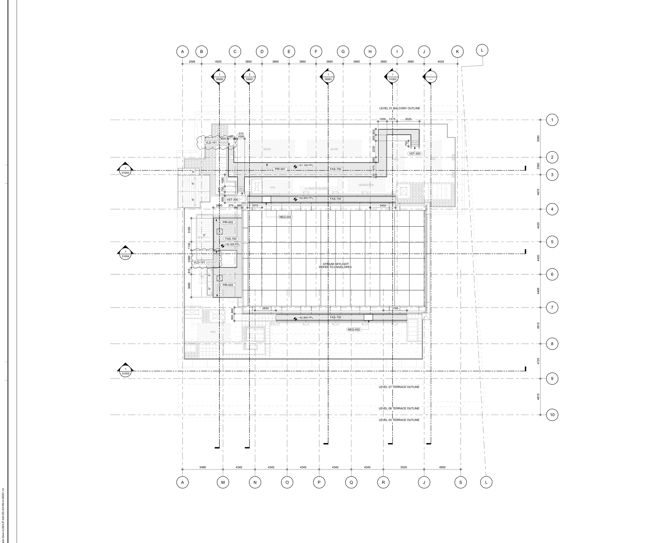 Roof Level general-arrangement floor plan